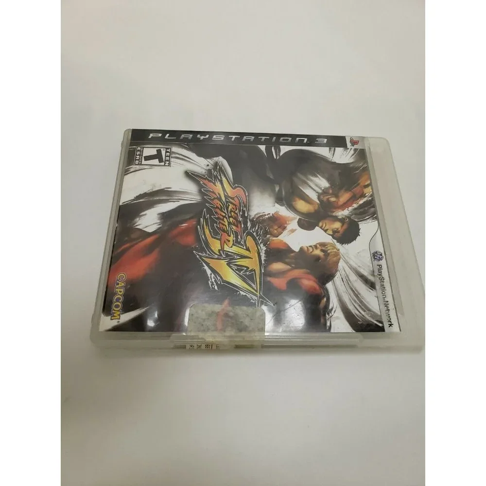 Street Fighter IV 4 (PlayStation 3 PS3 MINT Complete CIB Manual Black Label‎